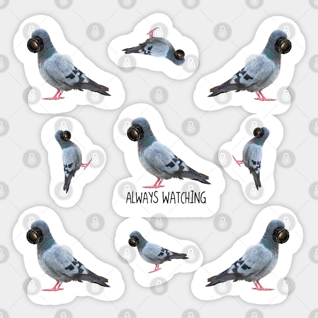 Always Watching Sticker Set Sticker by Loganferret